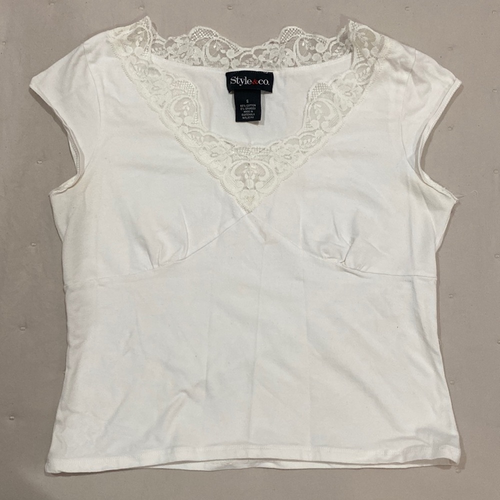 White crop top